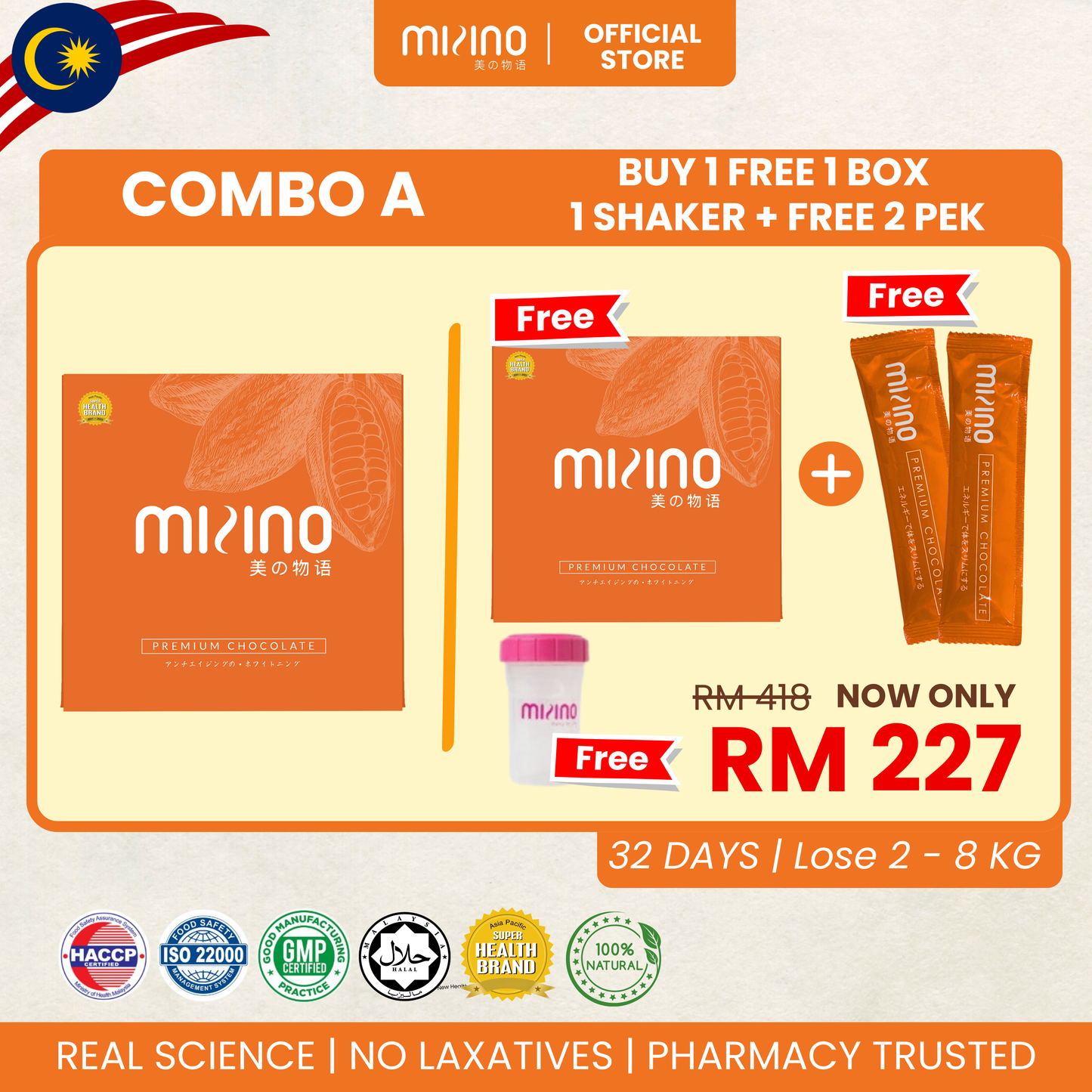Mizino Premium Chocolate π« August Merdeka Limited-Time Promo