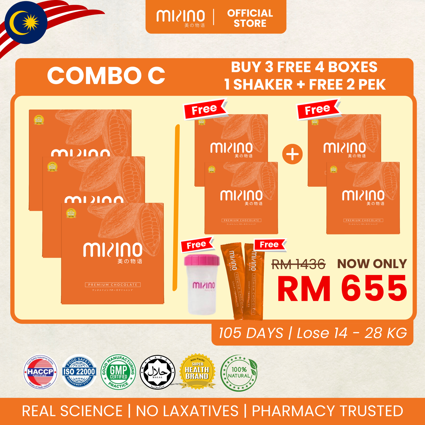 Mizino Premium Chocolate π« August Merdeka Limited-Time Promo